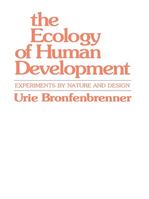 cover image of The Ecology of Human Development